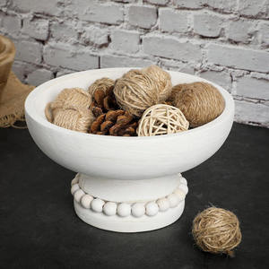 Handmade Wooden Salad Bowl Minimalist Design Uncoated Wood Craft For <b>Fresh</b> <b>Vegetables</b> And Salads - Product Image 4