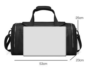 Sac de sport en nylon imperméable Outfitize avec compartiment à chaussures, sac de sport léger pour hommes et femmes, voyages sportifs - Product Image 3