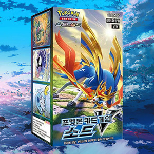 Boîte de boosters Pokémon Sword v, jeu de cartes à collectionner coréen, cartes de collection populaires d'anime, collection de cartes scellées en usine - Product Image 4