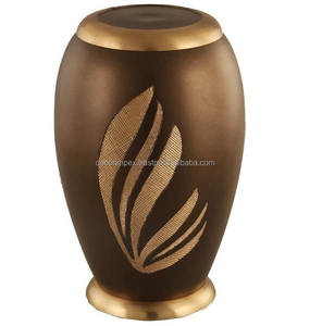 Trending Modern Metal Adult Cremation Urn with Tabletop <b>Vase</b> Function Eco-Friendly High Quality <b>Memorial</b> Urn for Human Ashes - Product Image 6