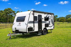 Premium Camper Motorhomes Caravan off Road Family Camping Mini Trailer Small Teardrop Camper Camper Van RV Caravan Trailer - Product Image 2