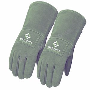 Durable Leather Safety Welding <b>Gloves</b> Heat Resistant Protective Hand <b>Gloves</b> for Industrial Welding and Fabrication - Product Image 3