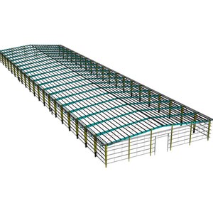 Bâtiment de structure industrielle en acier usine chinoise maison entrepôt métallique <span class=keywords><strong>atelier</strong></span> service de traitement de pliage - Product Image 4