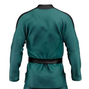 Kimono de Jiu-Jitsu Brésilien Unisexe Personnalisé en Tissu Perlé 100% Coton Extensible, Vente en Gros, Broderie de Logo Privée - Product Image 6