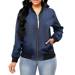 Nouvelle veste universitaire en satin de qualité supérieure pour femme, avec logo personnalisé, épaisse, tendance, pour sports de plein air, vente en gros, streetwear décontracté - Product Image 6