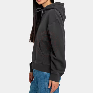 Sudadera con Capucha para Mujer, Cálida y Acogedora, de Algodón Grueso y Felpa, Manga Larga, para Moda Casual de Invierno y Actividades al Aire Libre - Product Image 4
