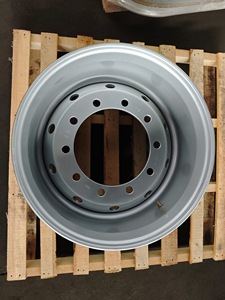 ล้อรถบรรทุกโฟตอนอเมริกันใหม่ ขอบ 22.5X8.25 สีเงิน อลูมิเนียม รับประกัน 5 ปี ฮาวาย - Product Image 4