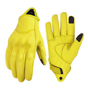 Guantes de Motocicleta al por Mayor, Guantes de Cuero para Motociclismo, Carreras y Conducción, con Logotipo Personalizado, Protección para Motociclistas - Product Image 1