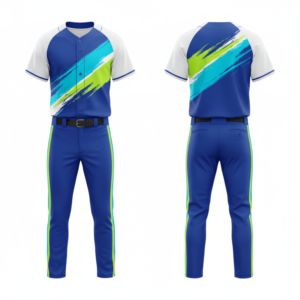 Uniforme de baseball personnalisé en gros 2026 – Léger, en maille polyester, antibactérien, séchage rapide, impression numérique, col en V, logo d'équipe personnalisé - Product Image 1