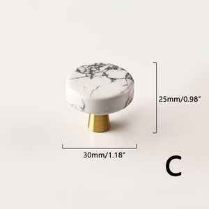 <b>KNOB</b> MOTHER OF PEARL RESIN AND POLISHED BRASS Door <b>Knob</b> Custom Color Shape Size Made in India - Product Image 5