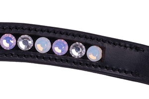 High Quality Customized English Leather Brow Band Soft Padded Outdoor Equestrian <b>Accessory</b> with Fancy <b>Stitching</b> for Horse Riding - Product Image 5