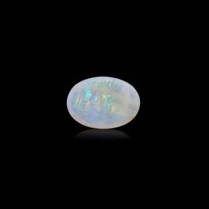 Natural White Opal Loose Gemstone 14.7 Carat Certified Raw 20mm - Product Image 2