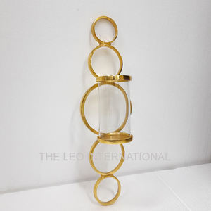 Portavelas Metálicos Dorados al por Mayor, Portavelas Decorativos para Centros de Mesa, Soportes para Velas Decorativas - Product Image 2