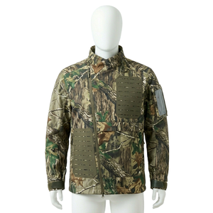 <b>Men</b> Camouflage Waterproof <b>Soft</b> <b>Shell</b> Hunting <b>Jacket</b> Full Sleeve Autumn Wear - Product Image 2