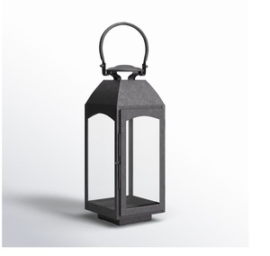 Wholesale Bulk Selling Portable Perfect Quality Metal & Glass <b>Candle</b> <b>Lantern</b> With Gray Finish <b>Candle</b> <b>Lantern</b> for Home & Wedding - Product Image 4