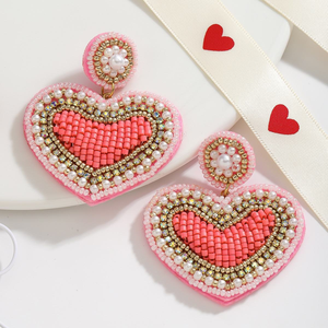 Bijoux de mode faits à la main, légers, exquis et romantiques, multi-couches, perlés, pour la Saint-Valentin, Noël, les fêtes, par MULTI CRAFT - Product Image 2