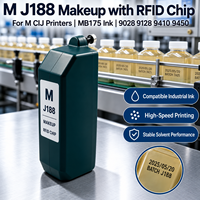 Kompatibel M J188 Dilengkapi Chip RFID untuk Tinta MB175 9028 9128 9410 9450 Printer CIJ