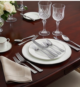 Ensemble de couverts en argent de qualité supérieure, élégants en acier inoxydable, accessoires de table essentiels, vaisselle moderne pour la cuisine - Product Image 5