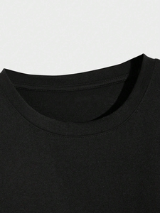 Nouveau T-shirt en bambou biologique 100% coton, vente en gros, écologique, unisexe, T-shirt uni en bambou pour homme, coupe ample - Product Image 6