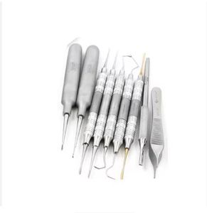 Kit de chirurgie orale manuelle pour implants dentaires de qualité supérieure, instruments chirurgicaux dentaires en acier inoxydable allemand - Product Image 3
