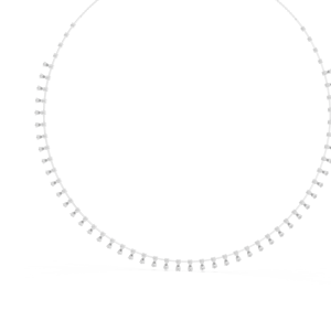 Collier Pendentif Starlace en Or Blanc 18 carats Plaqué Rhodium avec Diamants de Laboratoire Taillés 6,3 carats pour Fêtes/Mariages/Événements Glamour - Product Image 2