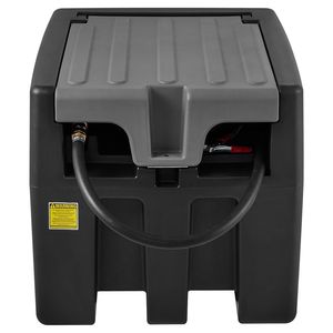 Tanque de Combustible Diésel Portátil de 58 Galones con Caudal de 10 GPM y Bomba de Transferencia Eléctrica de 12V, Rueda de Goma de 13.1 pies para Senderismo - Product Image 1