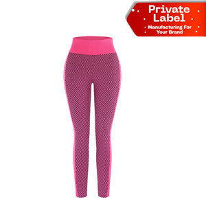 Leggings de yoga para mujer a prueba de sentadillas, con logo personalizado, no transparentes, OEM, gruesos, sin costuras, de cintura alta, al por mayor - Product Image 1
