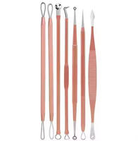 Aiguille de précision en acier inoxydable certifiée CE ISO pour l'élimination des points noirs Kit d'outils pour l'élimination des points blancs Ensemble de manucure et de pédicure pour la peau du visage OMI