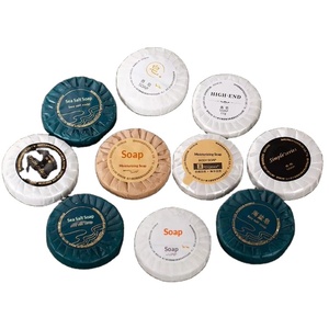 Saponetta Personalizzata <span class=keywords><strong>per</strong></span> <span class=keywords><strong>Hotel</strong></span>, Circolare, Monouso, Economica, Portatile, Mini, Idratante <span class=keywords><strong>per</strong></span> Corpo e Mani - Product Image 1