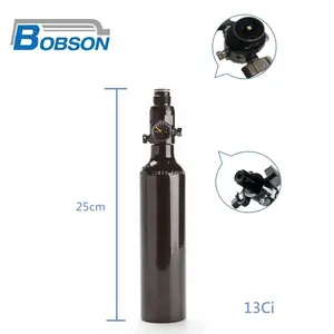 Paintball Accessories co2 gas gun 220ml (13ci) High Pressure Air Aluminum Cylinder with Regulator