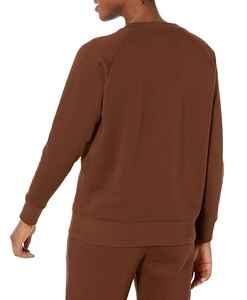 Sweat-shirt en coton pour femme, col rond, manches longues, coupe oversize, confortable, de luxe, meilleur prix, fabriqué au Bangladesh - Product Image 2