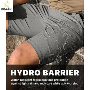 กางเกงขาสั้นคาร์โก้ผู้ชาย แห้งเร็ว ยืดหยุ่นได้ เหมาะสำหรับเดินป่า น้ำหนักเบา กันน้ำ ใช้ได้ทั่วไป ใส่เล่นกอล์ฟ และกิจกรรมกลางแจ้ง มีกระเป๋า - Product Image 5