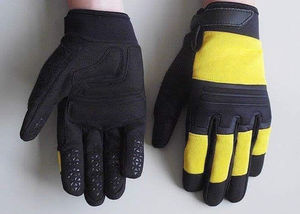 Guantes Mecánicos de Alta Visibilidad Anti-Impacto, Guantes de Seguridad para Trabajo con Aceite y Gas, Protección TPR, Guantes Industriales de Cuero, Logotipo Personalizado - Product Image 6