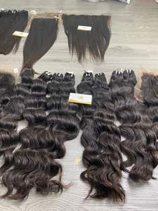 Cabello crudo vietnamita Precio al por mayor Paquetes de ondas naturales Proveedor de cabello crudo 100% Cabello vietnamita Grado superior - Product Image 3