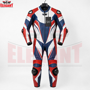 Combinaison de moto en cuir de vachette une pièce, protection intégrale, vente en gros directe d'usine, vêtements de course avec logo personnalisé - Product Image 6