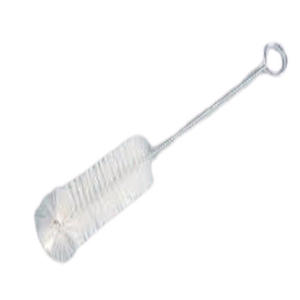 Brosse de nettoyage professionnelle pour flacons OEM internationale DD, personnalisable, avec manche en plastique flexible, conçue pour les fournitures de laboratoire et la chimie - Product Image 1