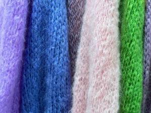 Pull en mohair pour homme, logo personnalisé, jacquard, lettres, luxe, col rond côtelé, streetwear, pull en laine mohair tricoté pour homme - Product Image 5