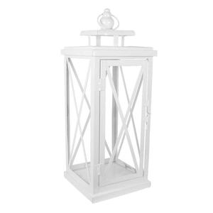 Linternas de metal blanco antiguo Nueva decoración de boda con hierro interior para ocasiones navideñas - Product Image 1