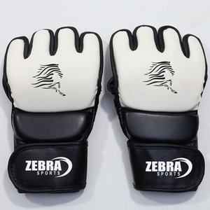 ถุงมือ MMA สำหรับต่อสู้แบบกราปลิง พร้อมโลโก้สั่งทำ  สำหรับชกมวยไทย ซ้อมมวย ซ้อมในกรง  ขายดี ราคาถูก - Product Image 4
