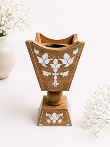 Quemador de Incienso Mubkhar de Madera Moderno y Elegante, Ecológico, Antiolores, Soporte Decorativo para Incienso, Accesorio para Quemar Fragancias - Product Image 6