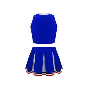 Tenues d'entraînement personnalisées pour femmes, ensembles d'uniformes de cheerleading 100% polyester - Product Image 3