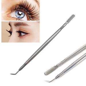 Vired Impex Professional Stainless Steel Fiber <b>Lash</b> Eyelash Tweezers <b>Cluster</b> <b>Lash</b> Tweezer High Quality Durable Precision 10mm - Product Image 6