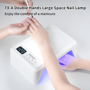 Lámpara de Uñas LED UV T8-A SNRQI, Gran Venta, 2 en 1, Nueva 2026, con Reposamanos, Secador de Uñas de Doble Mano de 72W, 60 LED, Sensor Inteligente - Product Image 2