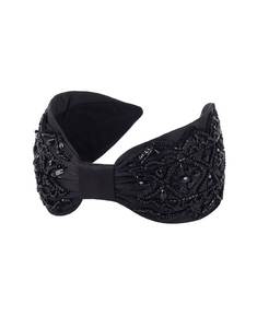 Magnifique bandeau brodé à la main avec perles décoratives pour des coiffures élégantes - Product Image 3
