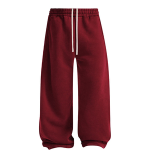 Pantalones deportivos al por mayor OEM en tejido French Terry, pantalones deportivos vintage premium con logotipo personalizado - Product Image 6