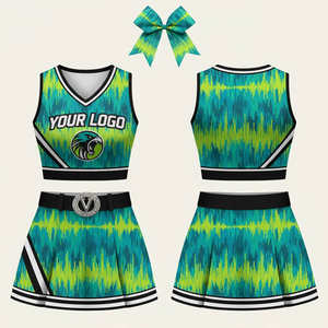 Nuevo Conjunto de Uniforme de Animadoras 2026 para Competencia y Práctica, Personalizable con su Propio Logotipo - Product Image 5