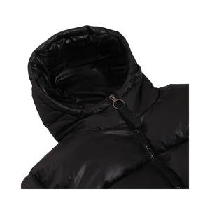 Chaqueta Acolchada Premium para Hombre con Logotipo Personalizado, Chaqueta de Invierno Casual de Manga Larga con Capucha y Cuello Alto, Impermeable - Product Image 3