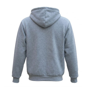 เสื้อฮู้ดซิปผู้ชาย ผ้าฝ้ายฟลีซ 100% หนัก 400 กรัม มีกระเป๋า เหมาะสำหรับใส่ลำลอง ออกกำลังกาย ฤดูใบไม้ร่วง - Product Image 2