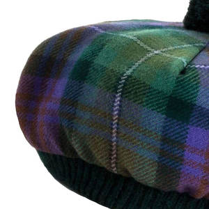 Chapeau Tam O Shanter de qualité supérieure, écossais, motif tartan de l'île de Skye, en laine chaude, classique pour les Jeux des Highlands - Product Image 5
