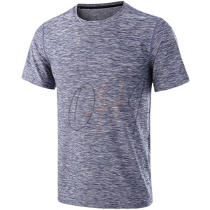 Camiseta Deportiva para Hombre, Color Gris Jaspeado, 100% Algodón, Secado Rápido, Transpirable, Ecológica, Ligera, Manga Corta - Product Image 2